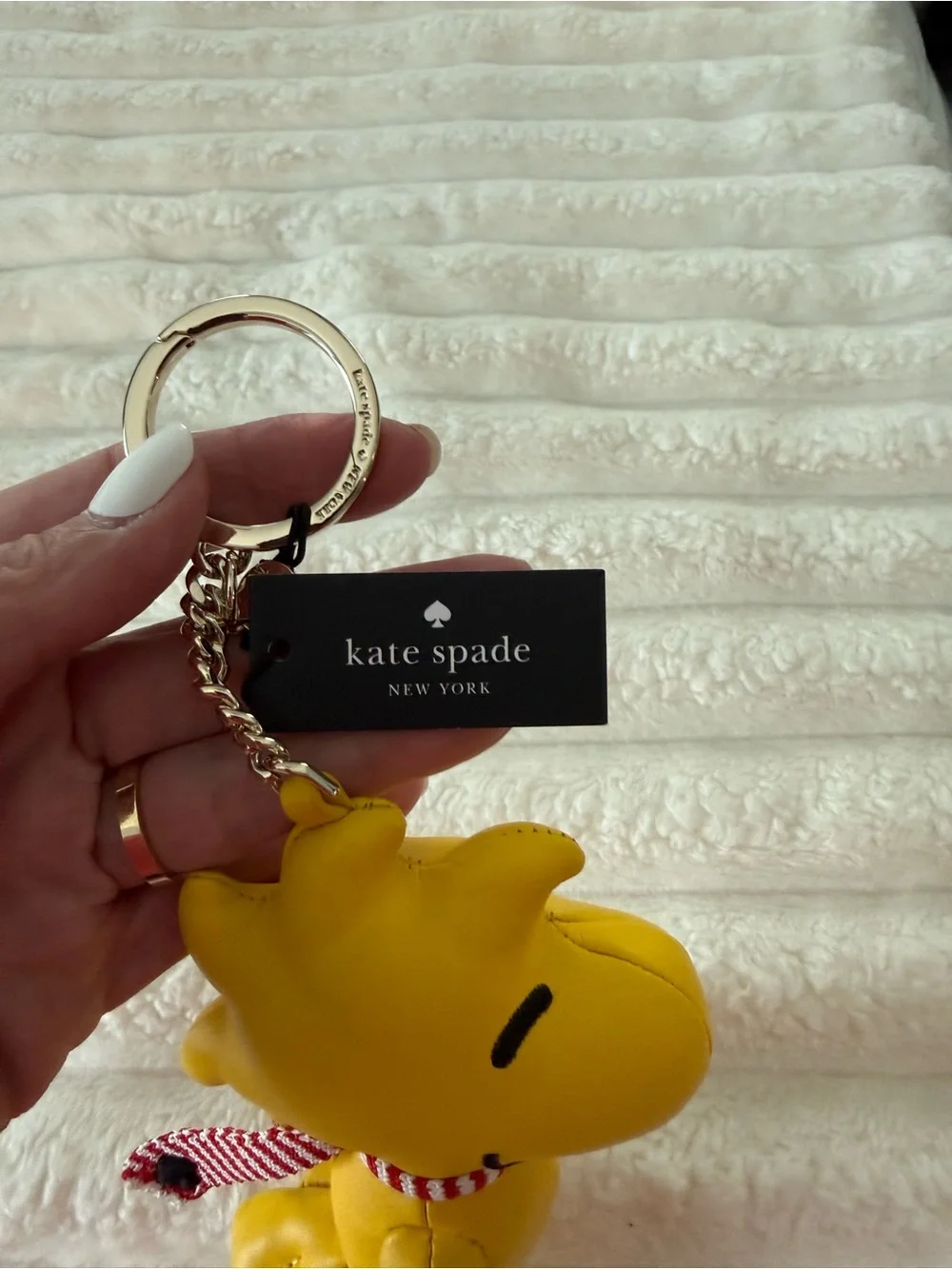 Kate Spade Woodstock Plush Keychain -